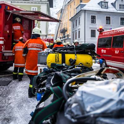 Großbrand in Bad Gastein