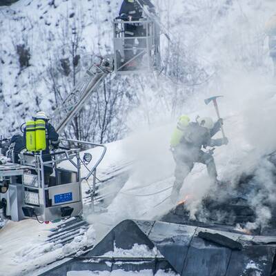 Großbrand in Bad Gastein