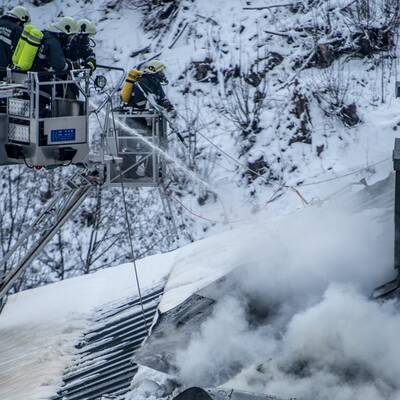 Großbrand in Bad Gastein