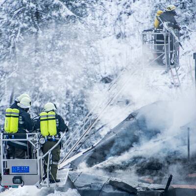 Großbrand in Bad Gastein