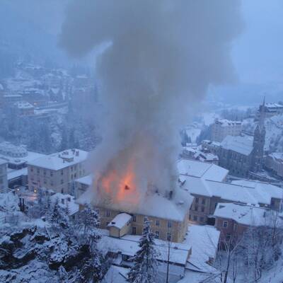 Großbrand in Bad Gastein