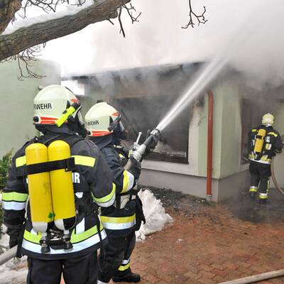 Einsatz der Freiwilligen Feuerwehr Baden-Stadt