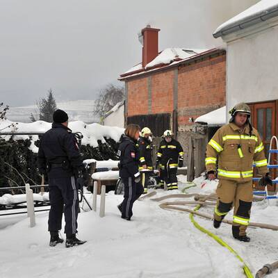 Einsatz der Freiwilligen Feuerwehr Baden-Stadt