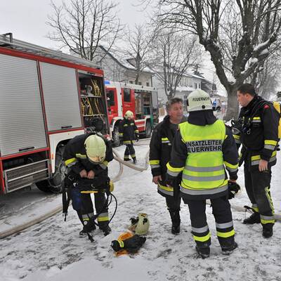 Einsatz der Freiwilligen Feuerwehr Baden-Stadt