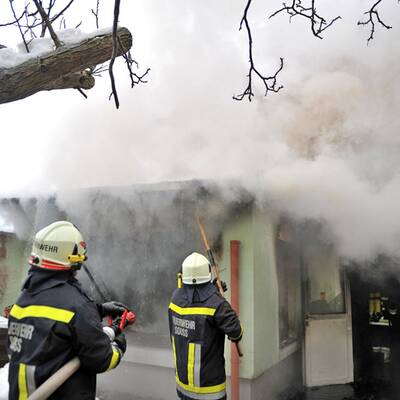 Einsatz der Freiwilligen Feuerwehr Baden-Stadt