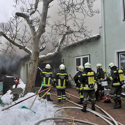Einsatz der Freiwilligen Feuerwehr Baden-Stadt