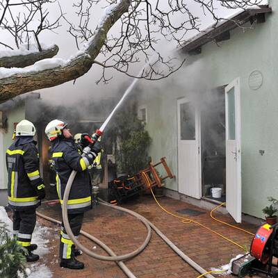 Einsatz der Freiwilligen Feuerwehr Baden-Stadt