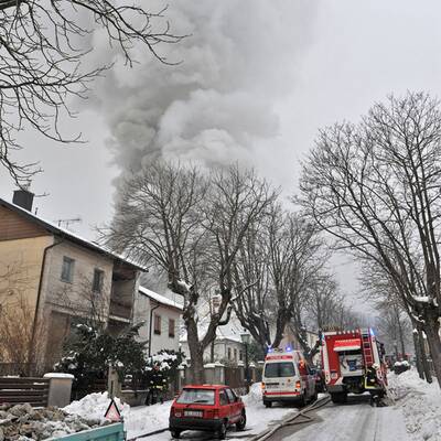 Einsatz der Freiwilligen Feuerwehr Baden-Stadt