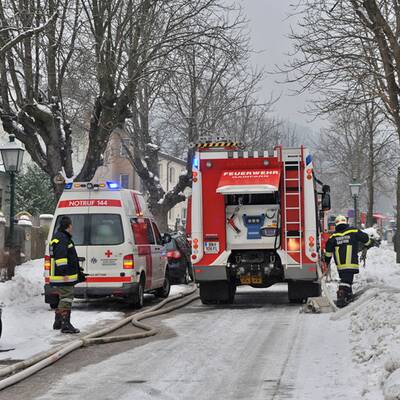 Einsatz der Freiwilligen Feuerwehr Baden-Stadt