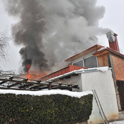Einsatz der Freiwilligen Feuerwehr Baden-Stadt