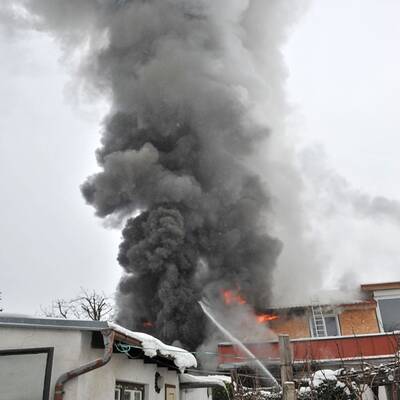 Einsatz der Freiwilligen Feuerwehr Baden-Stadt