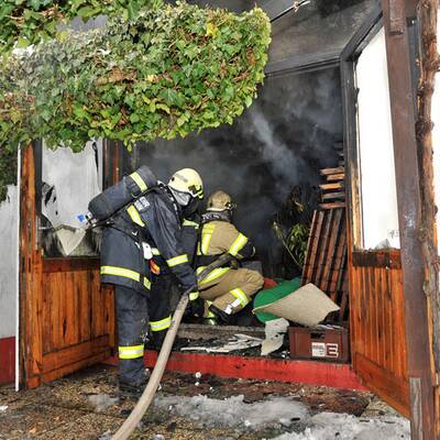 Einsatz der Freiwilligen Feuerwehr Baden-Stadt