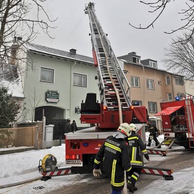 Einsatz der Freiwilligen Feuerwehr Baden-Stadt