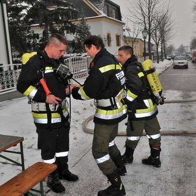 Einsatz der Freiwilligen Feuerwehr Baden-Stadt