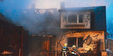 Ehepaar stirbt  bei Brand- Inferno