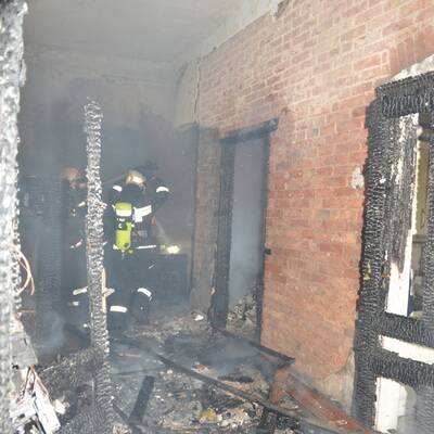Brand im Servitenviertel 