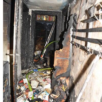 Brand im Servitenviertel 