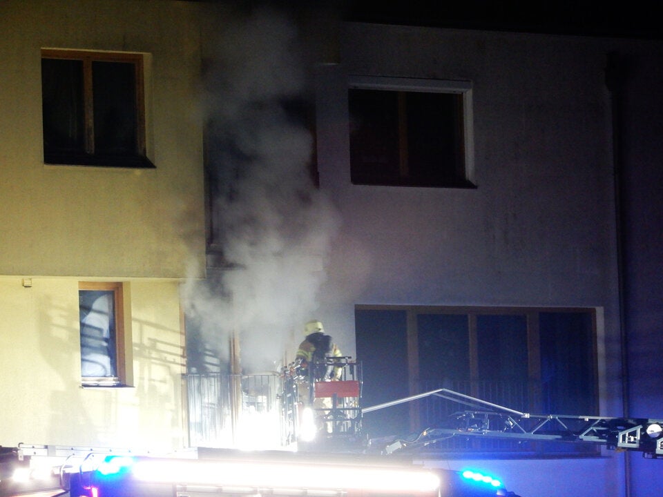 Brand in Mehrparteienhaus in Schwaz (Tirol)