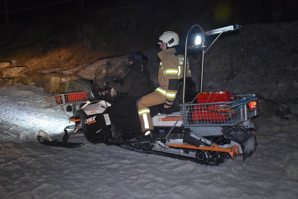 Brand Schneemobil Hainzenberg Tirol