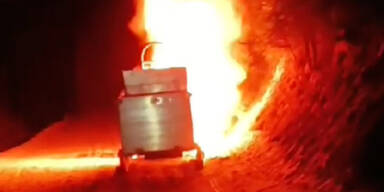 Brand Schneemobil Hainzenberg Tirol