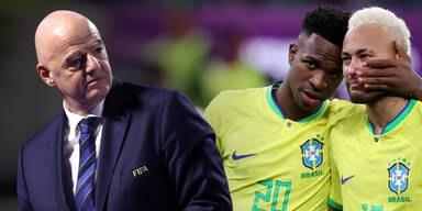 Brasilien FIFA Neymar Vinicius Junior Infantino