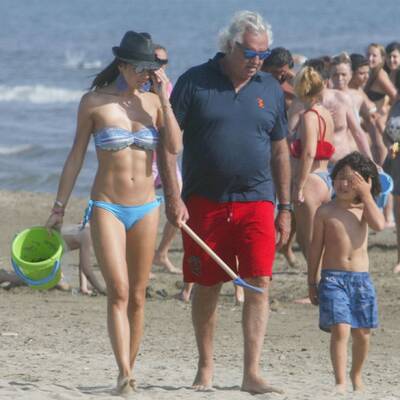 Flavio Briatore: Strandurlaub in Forte dei Marmi