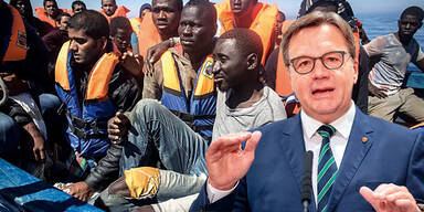 Brenner Flüchtlinge Platter