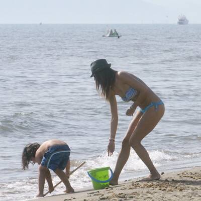 Flavio Briatore: Strandurlaub in Forte dei Marmi