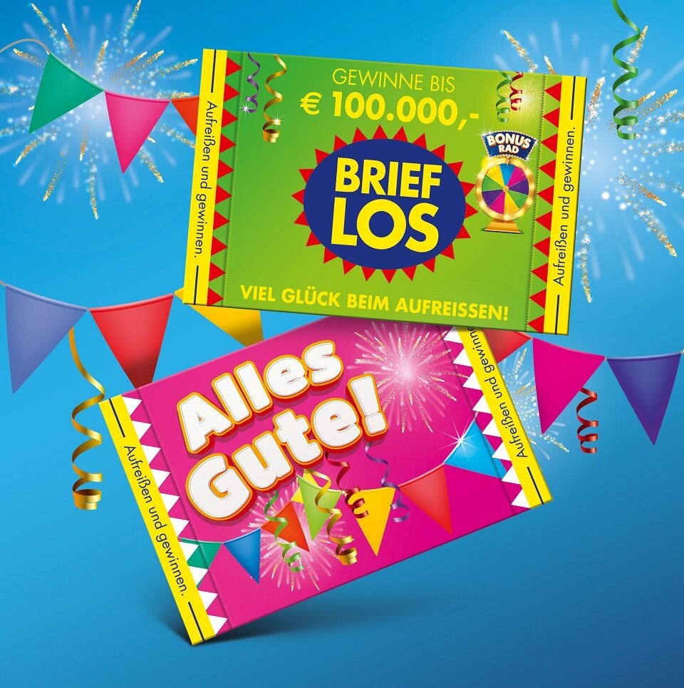 Brieflos Alles Gute 100.000 Euro Sujeta