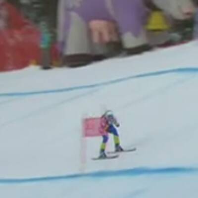 Die Bilder der Damen-Superkombi