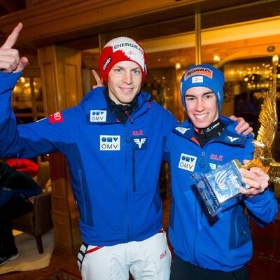 So jubelt Stefan Kraft über Tournee-Sieg