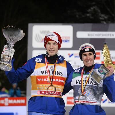 So jubelt Stefan Kraft über Tournee-Sieg