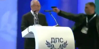 Gaspistolenanschlag auf Politiker vereitelt