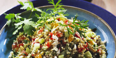 Bulgursalat mit Gemuese