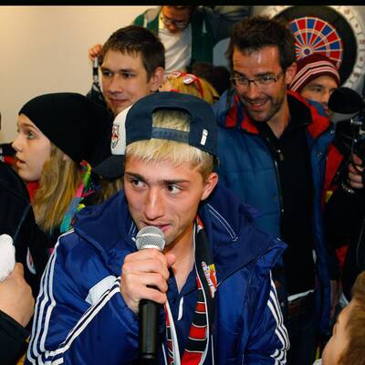 So feierten Bullen den Titel