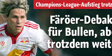 Bullen nach 0:1-Blamage weiter