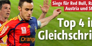 Rapid feiert Pflichtsieg in Kärnten