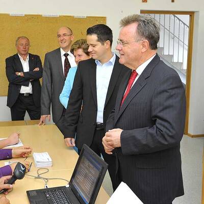 Hier wählt Burgenlands Landeshauptmann Niessl