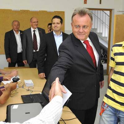 Hier wählt Burgenlands Landeshauptmann Niessl