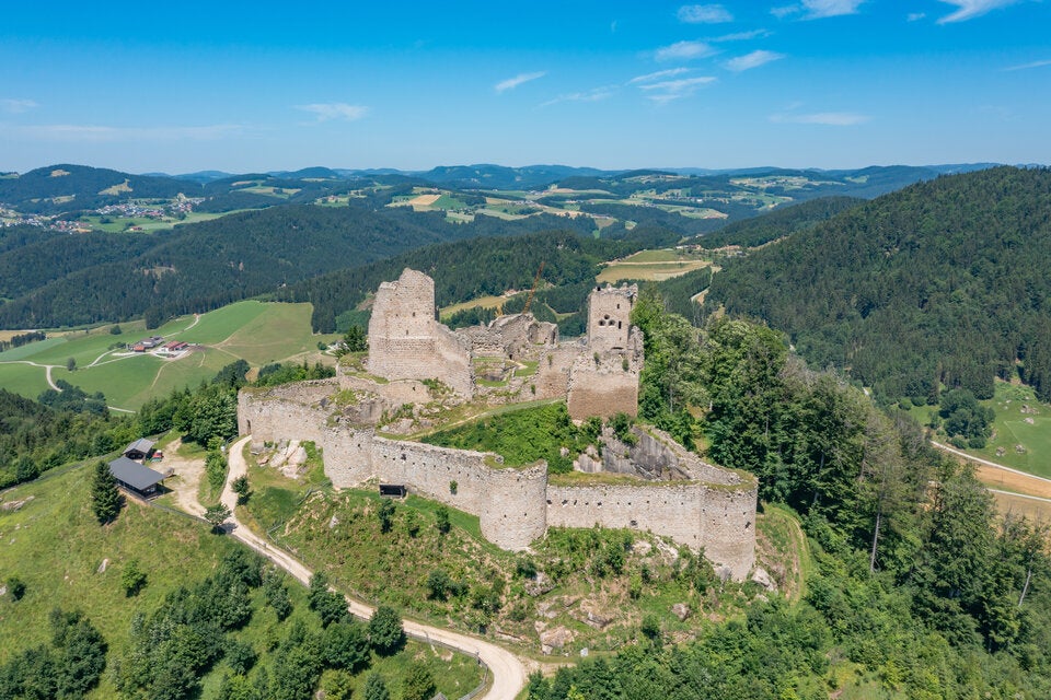 Ruine Ruttenstein. Mittelalterliches Flair mit Ausblick.