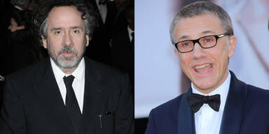 Tim Burton und Christoph Waltz