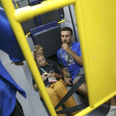Die Bilder zur Bus-Attacke
