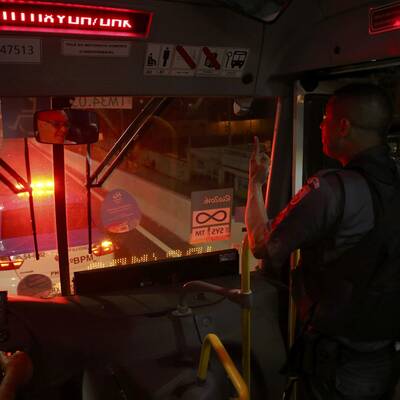 Die Bilder zur Bus-Attacke