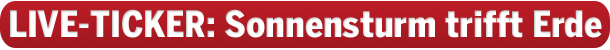 Sonnensturm extrem: Raumfähre kann nicht starten