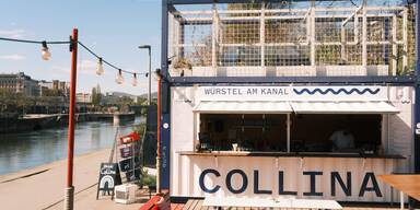 W&uuml;rstelstand neu gedacht: "Collina am Berg" erobert den Donakanal