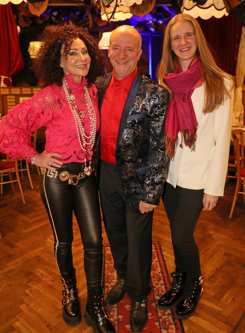 Christina Lugner, Andy Lee Lang und Katharina Baumgartner.