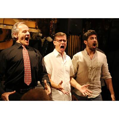 Gary Lux mit Sissi Gottsbachner, Marcus Strahl