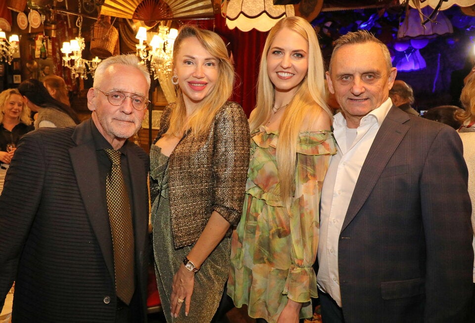 Christian und Ekaterina Mucha mit Beatrice und Heimo Turin.