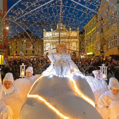Christkind in Innsbruck eingezogen