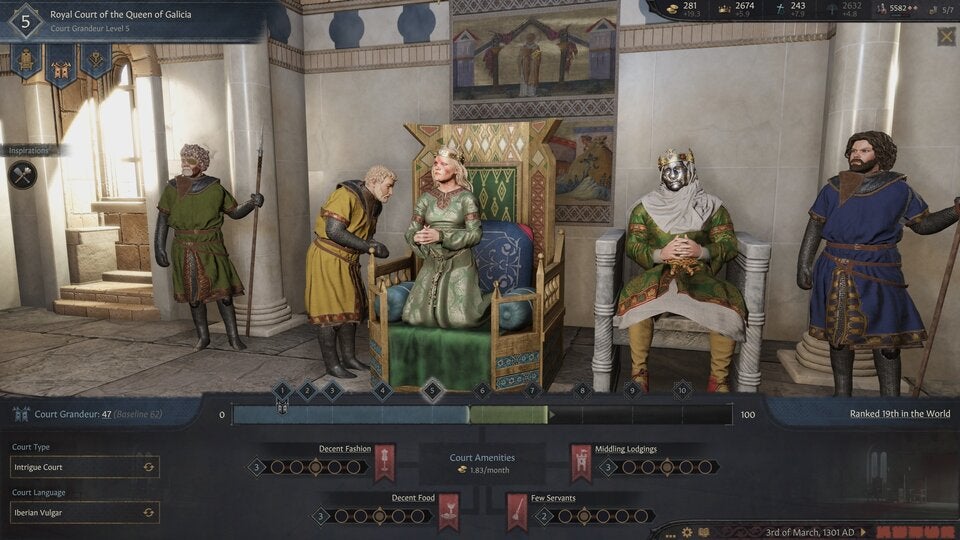 Crusader Kings III: Royal Court hat ein Startdatum!